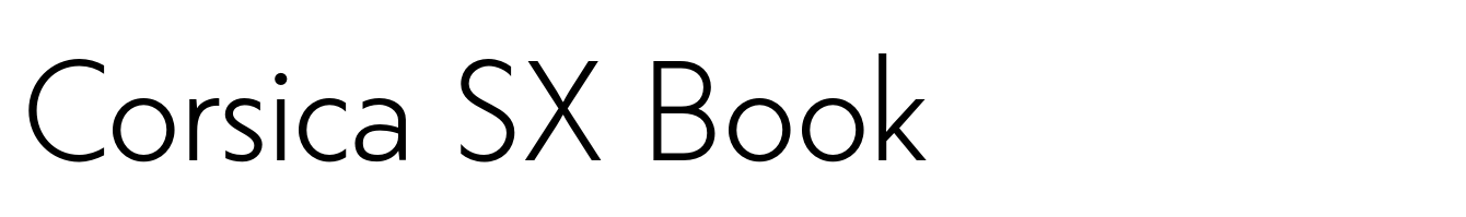 Corsica SX Book Set Font | Webfont & Desktop | MyFonts